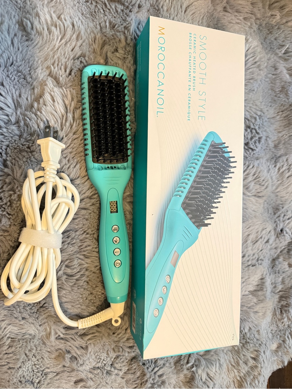 Moroccanoil Smooth Style Hot Brush - Turquoise